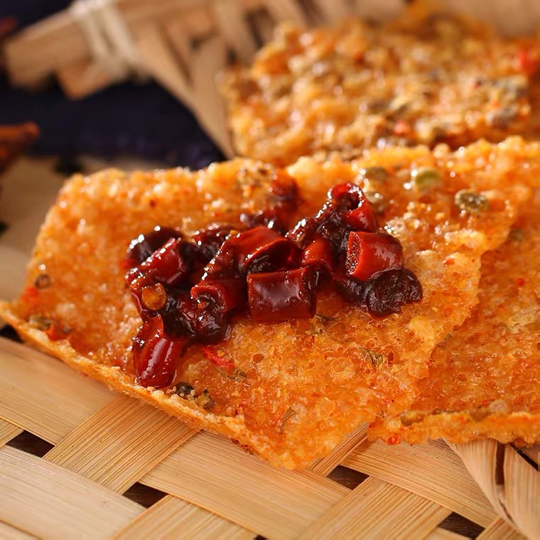 原味珊珊手工咸肉绿豆糯米锅巴